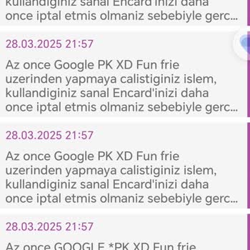 Kartımdan İzinsiz Çekim Sorunu