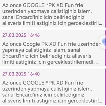 Kartımdan İzinsiz Çekim Sorunu