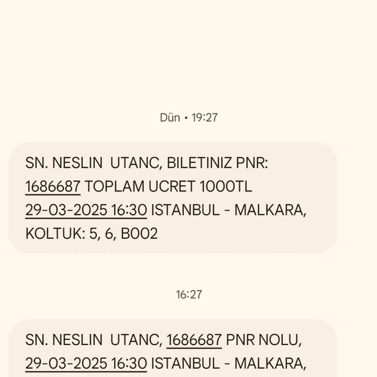 Servis Saati Yanlış Bilgilendirme Mağduriyeti