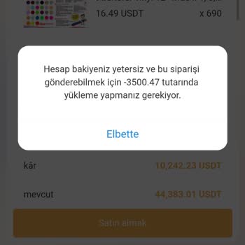 Mission Mal Platformunda Yüksek Maliyetli Sipariş Sorunu