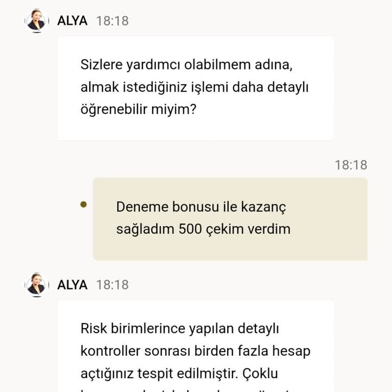 Deneme Bonusu Sonrası Hesap Kapatma Ve Ödeme Sorunu