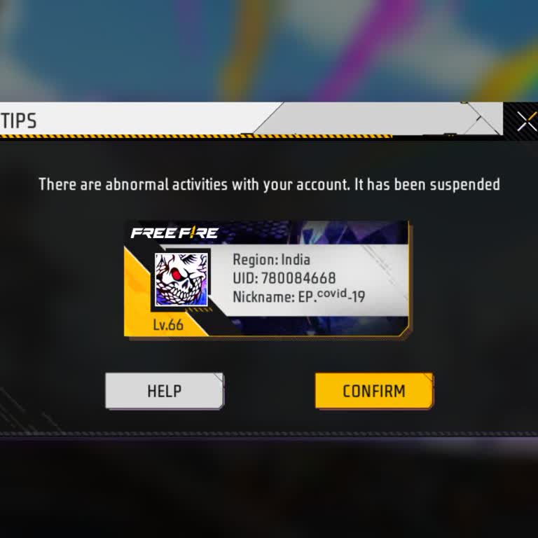 Garena Suspended My Free Fire Max Account Unfairly for Anomalous Activity