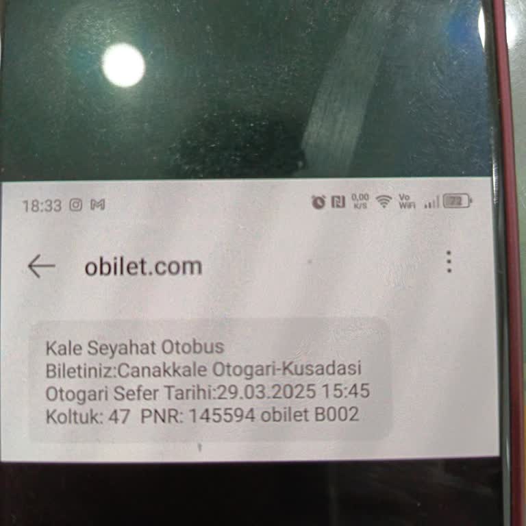 Obilet'te İptal Edilemeyen Bilet Ve Geciken Otobüs Sorunu