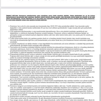 Pronto Tour İle Ekstra Tur Hatası Ve Çözüm Eksikliği