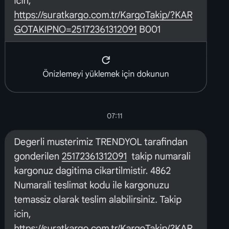 Sürat Kargo İle Sürekli Gecikme Ve İlgisizlik