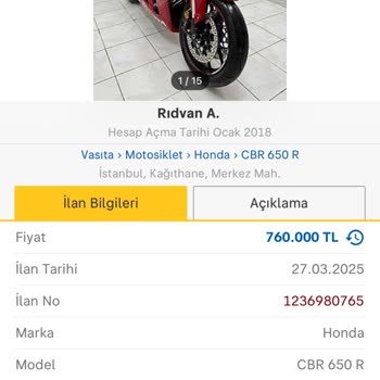 Yeni Motosikletlerde Fiyat Spekülasyonu Ve Sahte İlanlar
