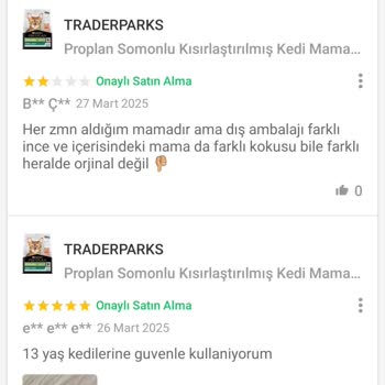 Trendyol Kötü Kokulu Kedi Maması Ve İade Sorunu!