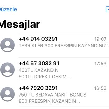 Sürekli Gelen Mesajlarla Başım Dertte!