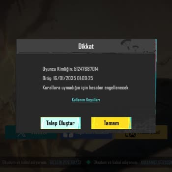 Hesap Alımında Banlı Sürpriz Ve Destek Engeli