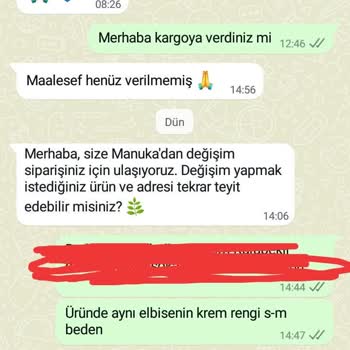 Yanlış Renk Elbise Ve Ekstra Ücret Sorunu