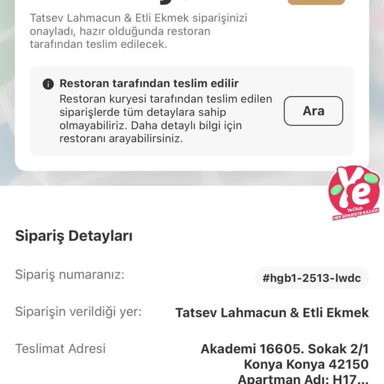Geç Gelen Sipariş Mağduriyeti