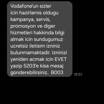 Sürekli Gelen Promosyon Mesajları