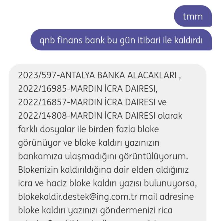 ING'de Bloke Sorunu Ve Müşteri Hizmetleri İlgisizliği