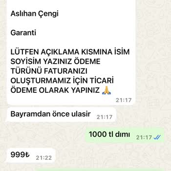 İletişim Kurulamayan Sipariş Süreci