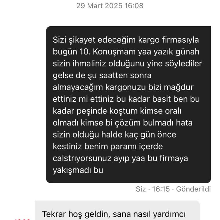 Bayram Siparişi Mağduriyeti: 10 Gündür Bekliyorum