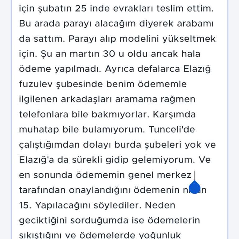 Fuzul Oto'dan Beklenen Ödeme Gecikmesi Ve İletişim Sorunları