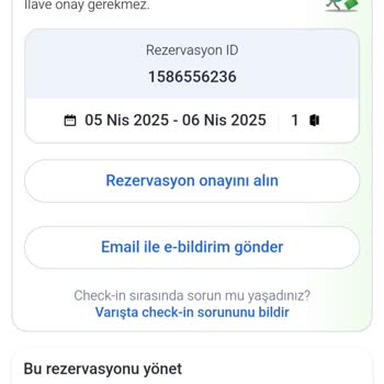 Rezervasyon Değişikliği Çıkmazı