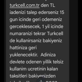 Turkcell'den Alacak İadesi Sorunu Ve İletişim Eksikliği