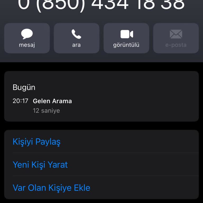 08504341838 Beklenmedik Arama İle Yaşanan Güvenlik Endişesi!