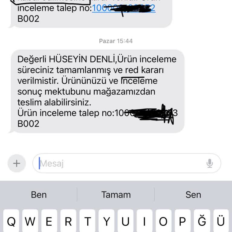 Ramsey Mağazasında Kalitesiz Ürün Ve İade Sorunu