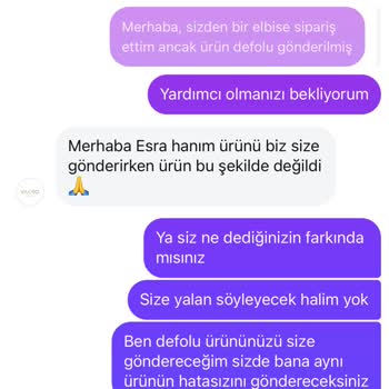 Vakronline Tesettür Butiğinden Aldığım Elbise Defolu Çıktı Ve Müşteri Hizmeti Hayal Kırıklığı Yarattı