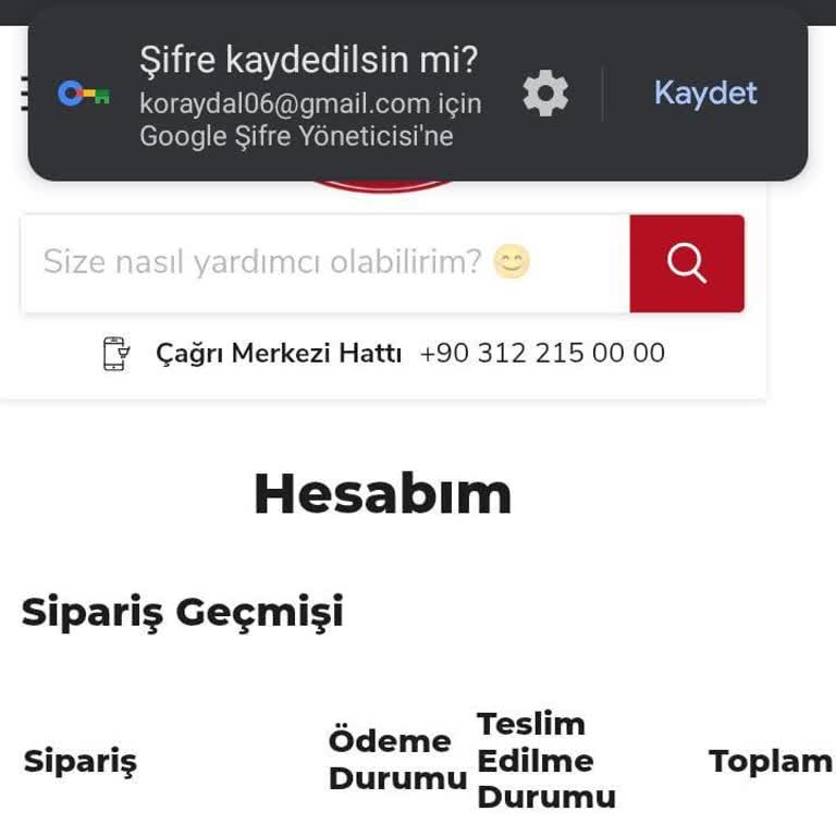 Gece Siparişi Teslim Edilemeyen Pasta Ve Yetersiz Hizmet