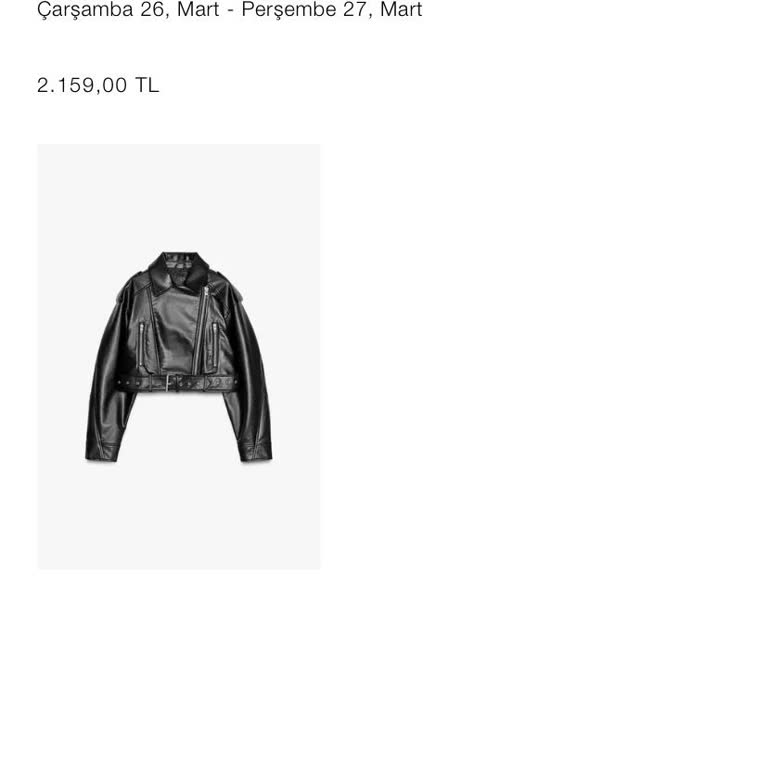 Zara Online Siparişim Nerede?
