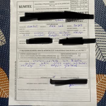 Kumtel Ankastre Set İle Yaşanan Sorunlar Ve Yetersiz Servis Hizmeti