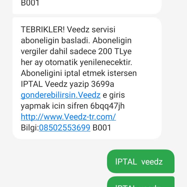 Onayım Olmadan Başlatılan Abonelik Ve İade Talebi