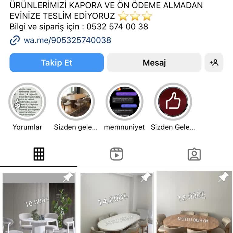 Instagram Mutluconceptt Siparişimi Göndermedi!
