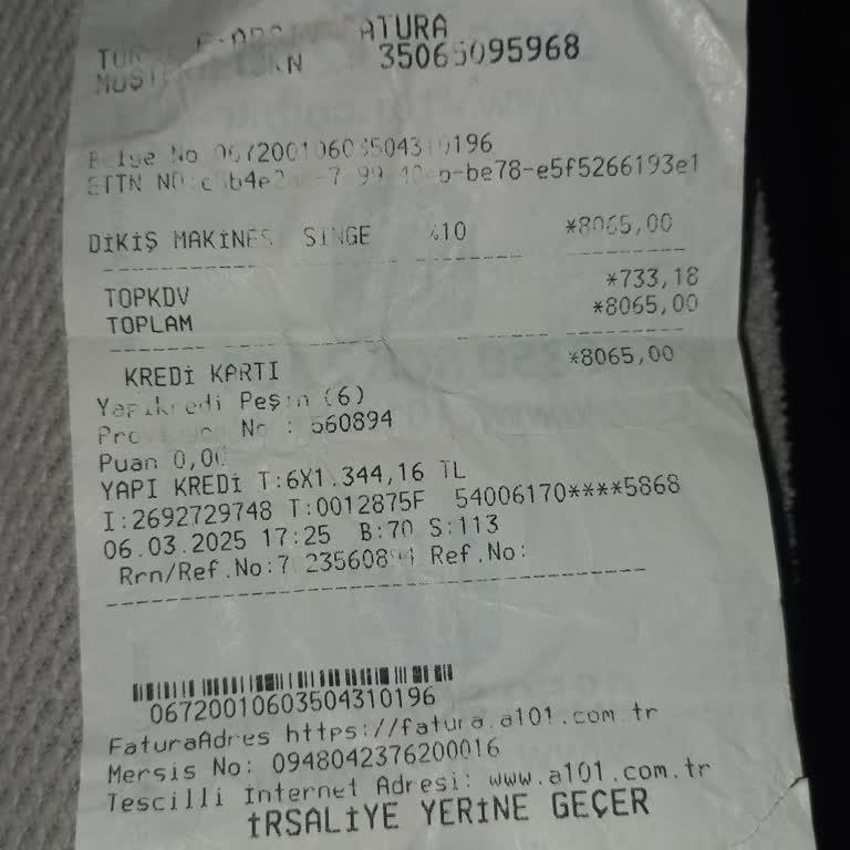 Arızalı Dikiş Makinesi Ve İade Sorunu