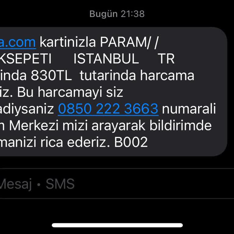 Kartımdan Habersiz İşlem Ve Yemeksepeti Üyeliği İptali