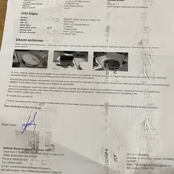 Ecovacs Süpürge Arızası Ve Servis Sorunu