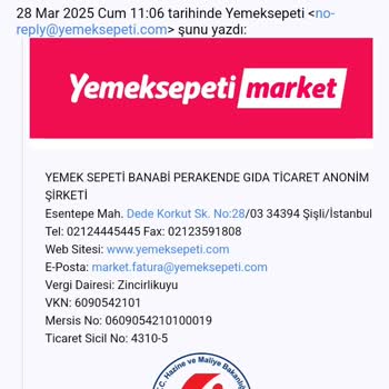 Yemeksepeti Market Sipariş Krizi: Teslim Edilmedi!
