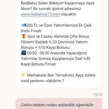 Redbahis.com Ödeme Yapmıyor: Bahanelerle Oyalama Taktikleri