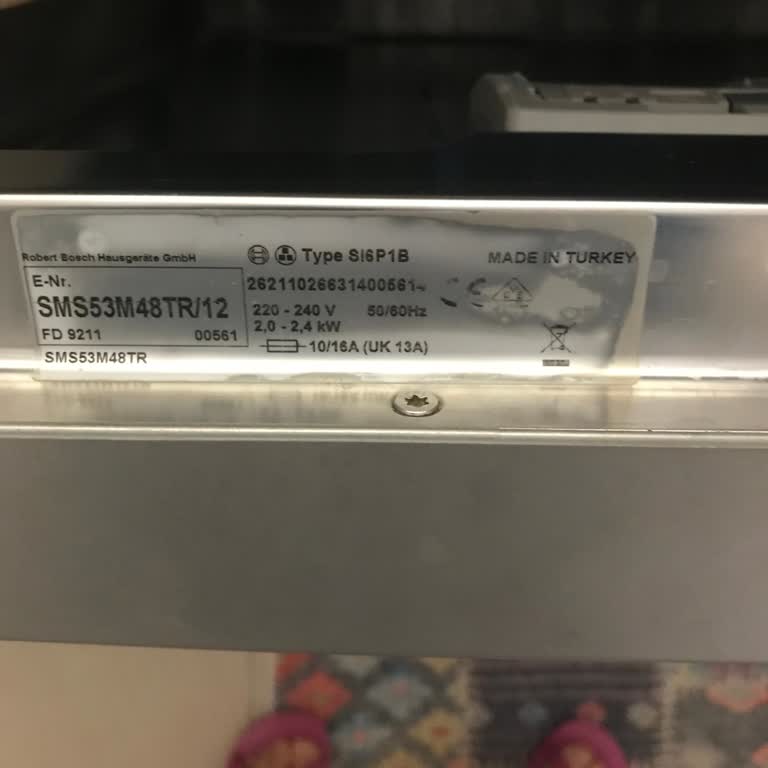 Bosch Bulaşık Makinesi Sorunu