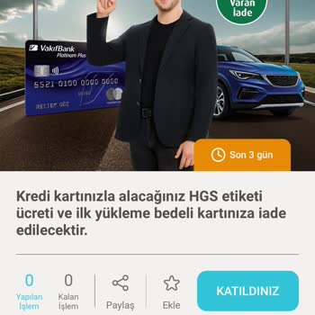 VakıfBank HGS İade Sorunu