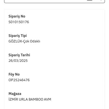 Yanlış Gözlük Siparişi Ve Sürekli Sorunlar