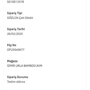 Yanlış Gözlük Siparişi Ve Sürekli Sorunlar