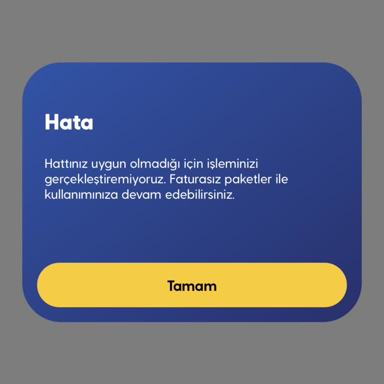 Turkcell Faturalı Hatta Geçiş Sorunu