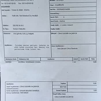 Soundmax Amfi Servis Sorunları Ve Tekrarlayan Arıza