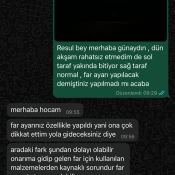 BMW Servisi Güvenilirlik Sorunu: Far Ayarı Çelişkisi