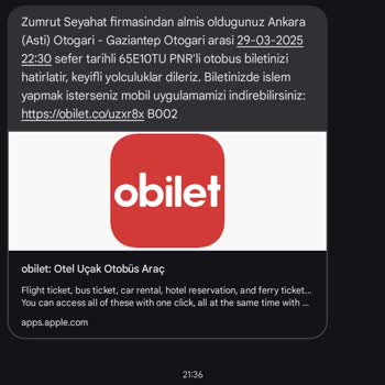 Otobüs Bileti Saat Değişikliği ve İletişim Sorunları