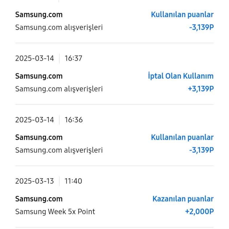 Samsung Türkiye'de Kayıp Puanlar Ve Çözülmeyen Sorunlar