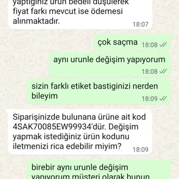 Koton'da Değişim Sorunu Ve Müşteri Mağduriyeti