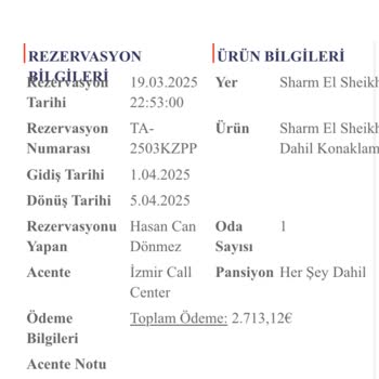 Rezervasyon Sorunu Ve Yanıltıcı Bilgiler