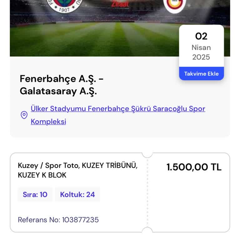 Yanlış Tribün Bileti Ve Kardeşim İçin Endişem