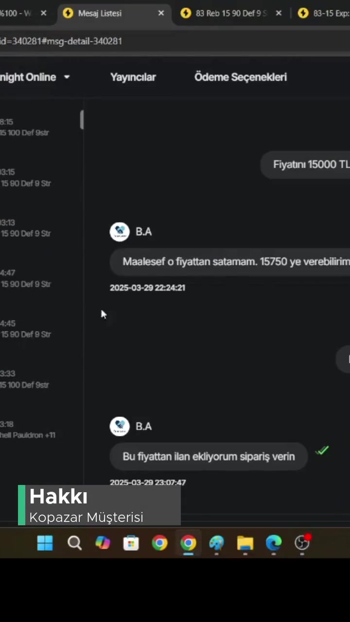 Kopazar Güvensiz Satış Ve Para Kullanma Mağduriyeti videonun kapak resmi
