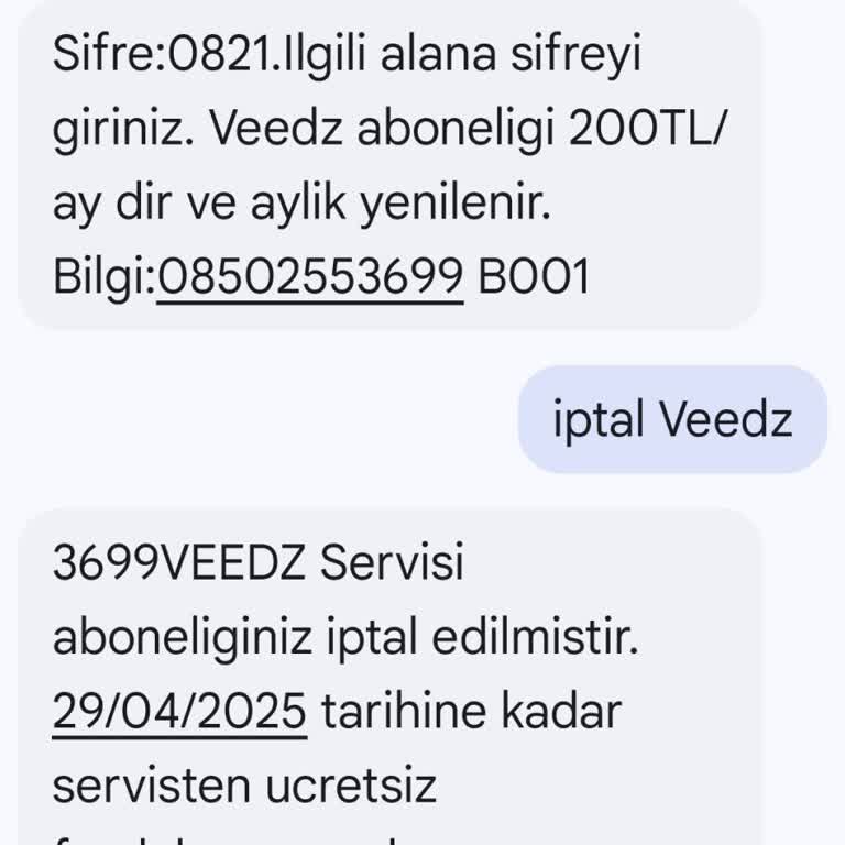 Veedz Reklamı Yüzünden 200 TL Üyelik Şoku