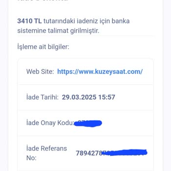 Haksız Kesinti: Kuzeysaat.com'dan İade Ücreti Şoku
